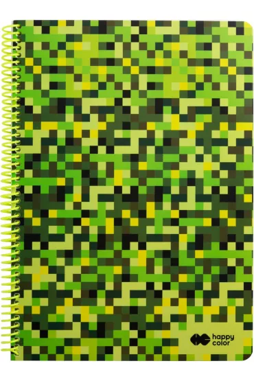 Happy Color Ko�onotatnik PIXI GREEN, B5, 80g, 80 kartek w kratk� kratka 80 kartek