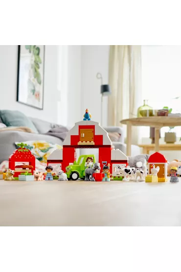 LEGO DUPLO Stodo�a, traktor i zwierz�ta gospodarskie 10952