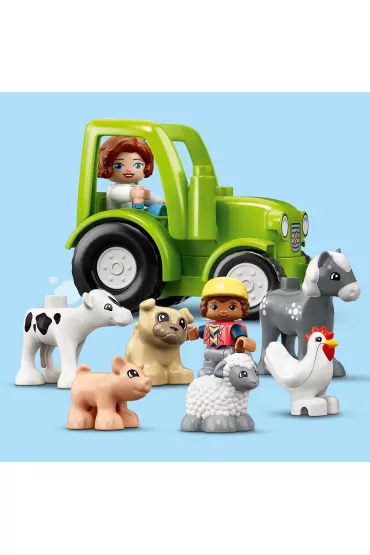 LEGO DUPLO Stodo�a, traktor i zwierz�ta gospodarskie 10952