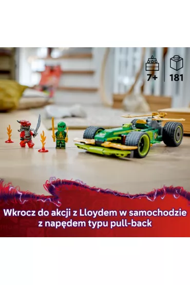 LEGO NINJAGO Samochd wycigowy Lloyda z napdem typu pull-back 71828