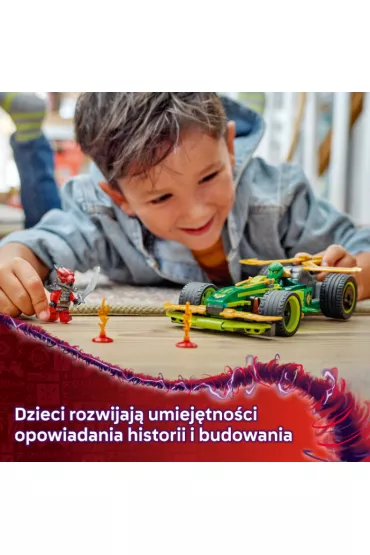 LEGO NINJAGO Samochd wycigowy Lloyda z napdem typu pull-back 71828