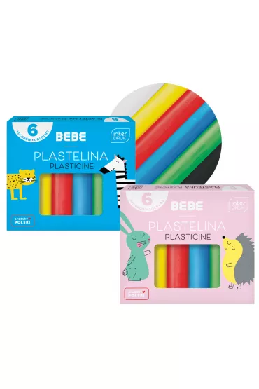 Interdruk Plastelina BEBE Friends 6 szt.