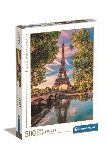 Puzzle 500 el. HQ Along the Seine Clementoni