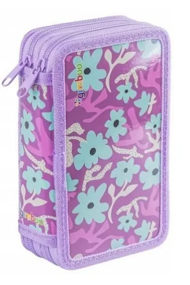 Gimboo Pi�rnik z wyposa�. 2 komory Jumbo Flowers fiolet