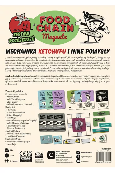 Food Chain Magnate: Mechanika Ketchupu i Inne Pomysy. Zestaw rozszerze Portal Games