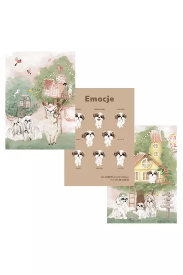 Zestaw Plakat�w A4 Emocje 336x218 mm