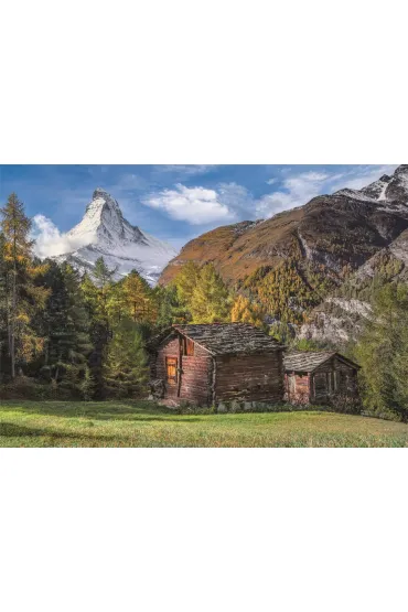 Puzzle 500 el. Charming Matterhorn Clementoni