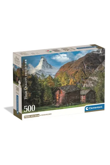 Puzzle 500 el. Charming Matterhorn Clementoni