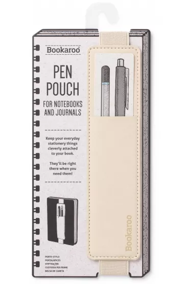 If Bookaroo Pen Pouch - uchwyt na d�ugopis be�owy