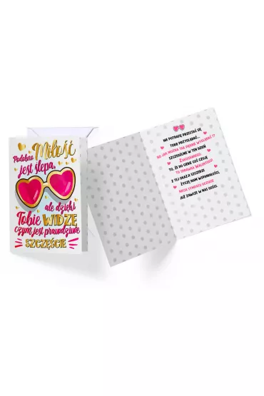 Kukartka Karnet B6 z kopert� Walentynki PASSION CARDS PR-215