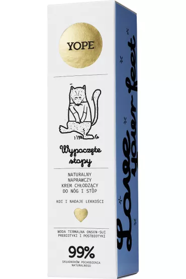 Yope Naturalny naprawczy krem ch�odz�cy do n�g i st�p Wypocz�te Stopy 75 ml
