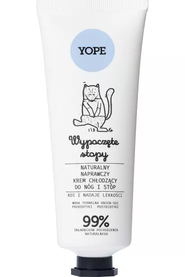 Yope Naturalny naprawczy krem ch�odz�cy do n�g i st�p Wypocz�te Stopy 75 ml