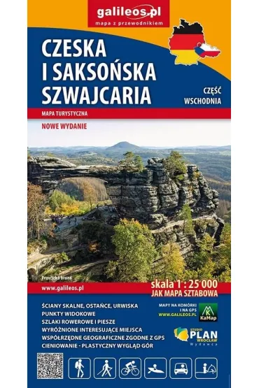 Czeska i Sakso�ska Szwajcaria - mapa 2025