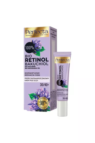 Perfecta Bio Retinol 100% przeciwzmarszczkowy krem pod oczy 30+/40+ 15 ml