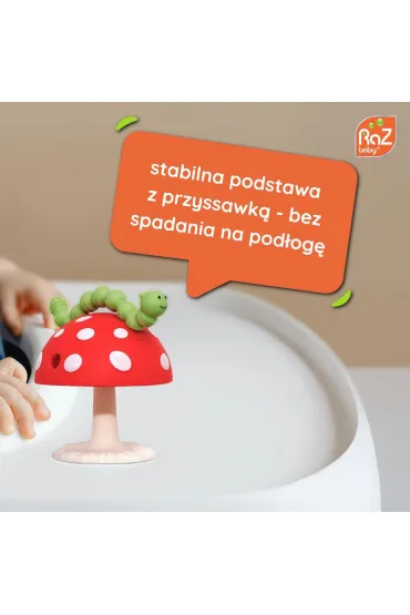 Gryzak Chompy z przyssawk�, czerwony RazBaby