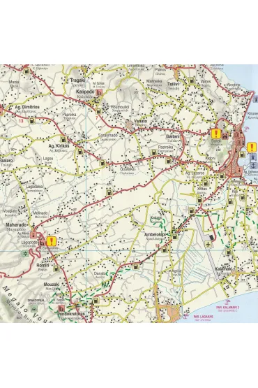 Zakintos mapa 1:50 000