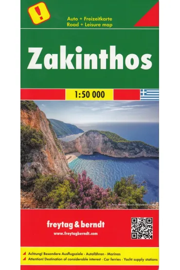 Zakintos mapa 1:50 000