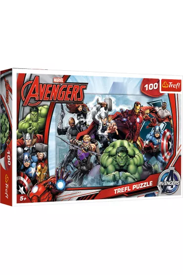 Puzzle 100 el. Do ataku. The Avengers Trefl