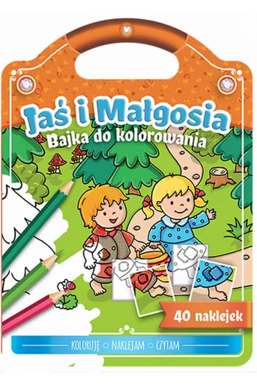 Bajka do kolorowania. Ja� i Ma�gosia