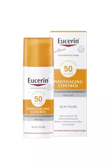 Eucerin Photoaging Control Sun Fluid SPF50 fluid przeciws�oneczny o bardzo wysokiej ochronie 50 ml