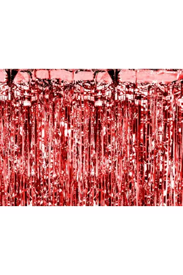 PartyDeco Kurtyna czerwona 90x250 cm