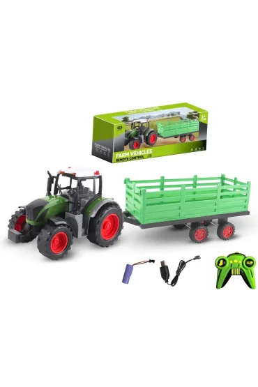 Traktor z przyczep� R/C 1:10 50x16x14,5cm UBS Madej