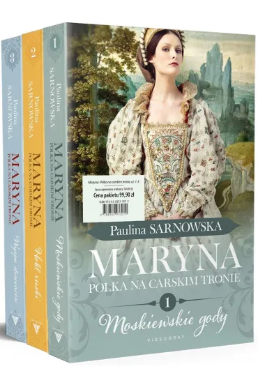 Pakiet: Maryna. Polka na carskim tronie. Tom 1-3. Moskiewskie gody,  Ho�d ruski, Wyspa strace�c�w - Paulina Sarnowska