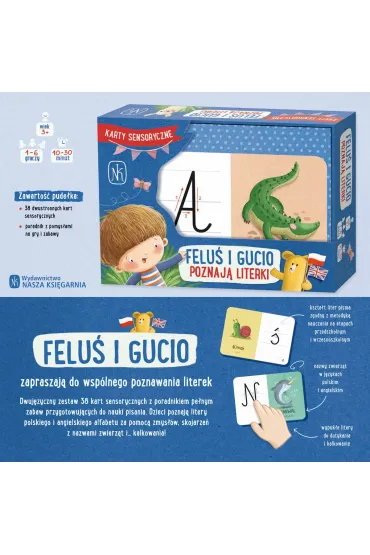 Felu� i Gucio poznaj� literki Nasza Ksi�garnia - Justyna Kesler