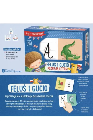 Felu� i Gucio poznaj� literki Nasza Ksi�garnia - Justyna Kesler
