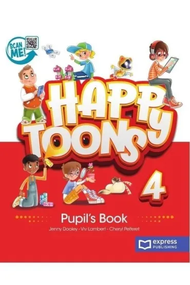 Happy Toons 4. Edycja mi�dzynarodowa. Pupil's Book + DigiBook - Jenny Dooley, Cheryl Pelteret, Viv Lambert