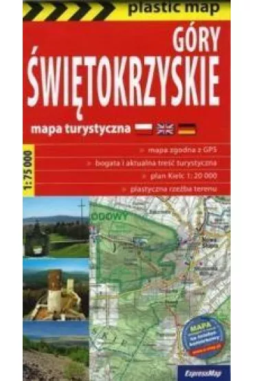 GORY SWIETOKSZYSKIE MAPA TURYSTYCZNA 1:75 TYS FOLIA-EXPR
