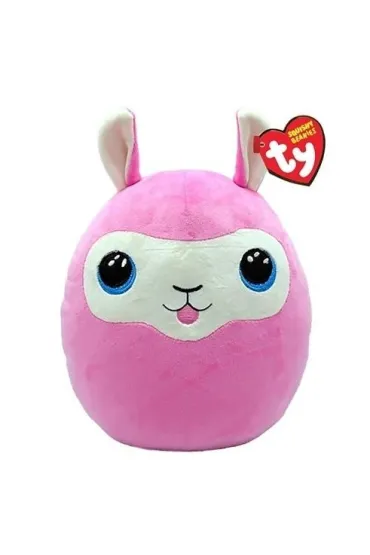 Squishy Beanies Lana - r�owa lama 30cm Ty