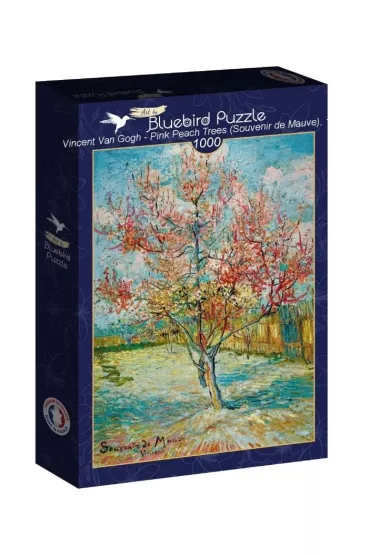 Puzzle 1000 el. R�owe drzewo brzoskwiniowe Van Gogh Bluebird Puzzle