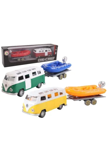 Samoch�d Van z przyczep� kempingow� metal no.1 mix Pro Kids