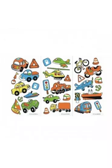 Naklejki Sticker BOO silver autka