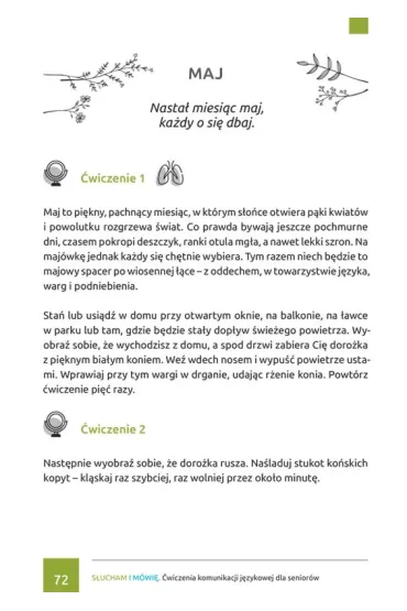 S�ucham i m�wi� �wiczenia komunikacji j�zykowej dla senior�w - Magdalena Walczak, Anna  Brych