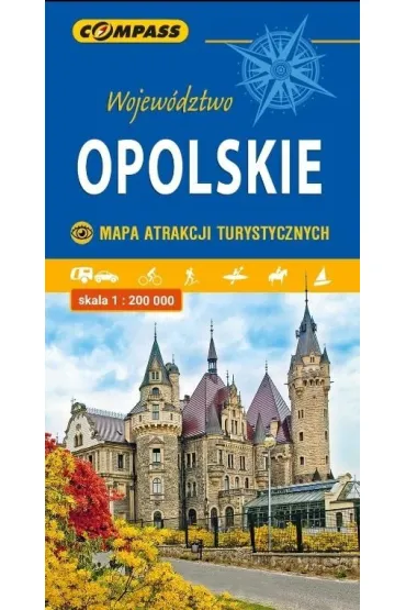 Mapa atrakcji turystycznych Wojew�dztwo Opolskie 1:200 000