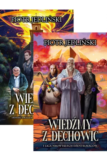 Pakiet: Wied�my z Dechowic. Opowie�� o plagach, czaro�owczych i sabatach, Wied�my z Dechowic i Liga Niezwyk�ych D�entelmag�w - Piotr Jedli�ski