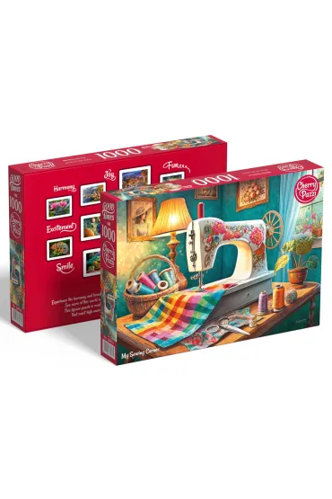 Puzzle 1000 el. My Sewing Corner CherryPazzi
