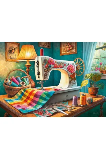 Puzzle 1000 el. My Sewing Corner CherryPazzi