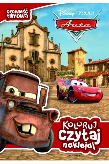 Koloruj, czytaj, naklejaj. Auta