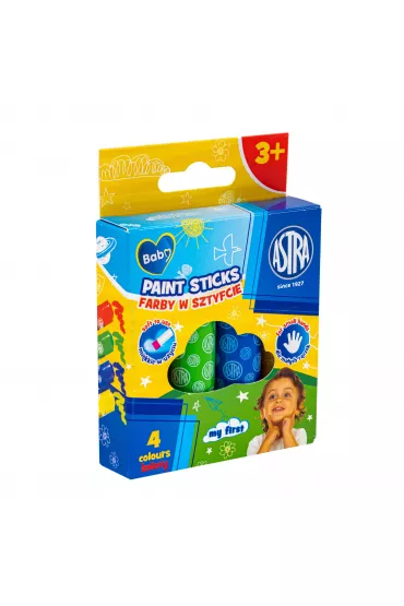 Farby w sztyfcie Jumbo Baby 4kolory ASTRA 311024001