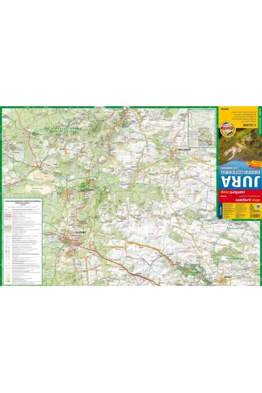 Jura Krakowsko-Cz�stochowska 2 cz. Po�udniowa mapa turystyczna 1:52 000 laminat 2024