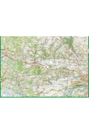 Jura Krakowsko-Cz�stochowska 2 cz. Po�udniowa mapa turystyczna 1:52 000 laminat 2024