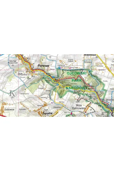 Jura Krakowsko-Cz�stochowska 2 cz. Po�udniowa mapa turystyczna 1:52 000 laminat 2024