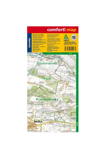 Jura Krakowsko-Cz�stochowska 2 cz. Po�udniowa mapa turystyczna 1:52 000 laminat 2024