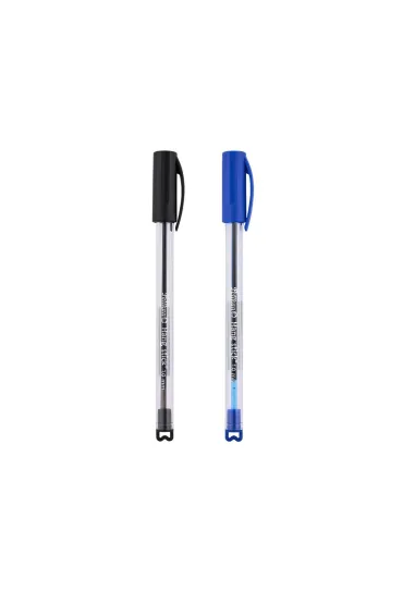 Pelikan D�ugopis Hang Stick niebieski i czarny blister 2 szt.