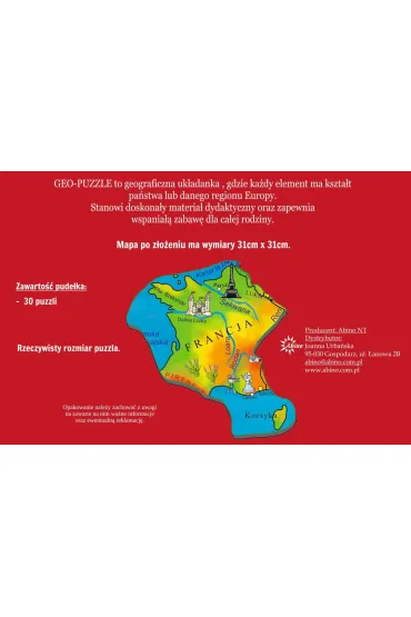 Geo puzzle - Europa Abino