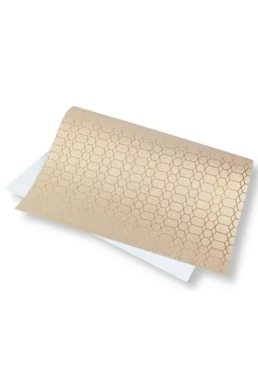Polsirhurt Papier ozdobny brokatowy z�oty 140g, 40x60cm 5 szt.