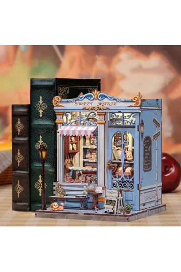 Puzzle Miniaturowy domek Book Nook S�odka czekolada Habarri